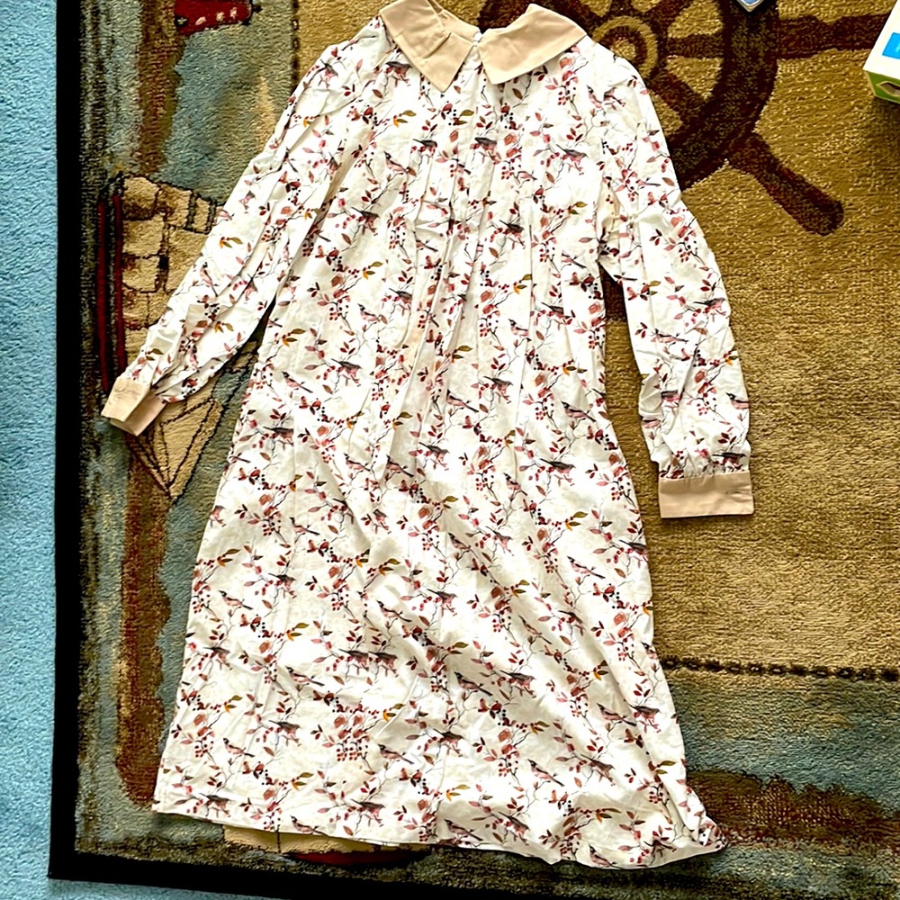 Mother Hubbard style maternity dress